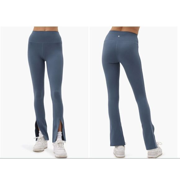 New Spiritual Gangster Womens Leti Front Slit Stretch Leggings, Size Medium - Picture 1 of 4